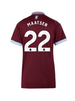 Ženski Nogometna dresi replika Aston Villa Ian Maatsen #22 Domači 2026-27 Kratek rokav Ženski Nogometna dresi replika Aston Villa Ian Maatsen #22 Domači 2026-27 Kratek rokav